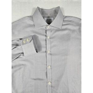 Charles Tyrwhitt Grey Non Iron Extra Slim Fit Dress Shirt 16.5 33 FON0711GRY Men